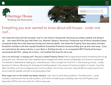 Tablet Screenshot of heritage-house.org